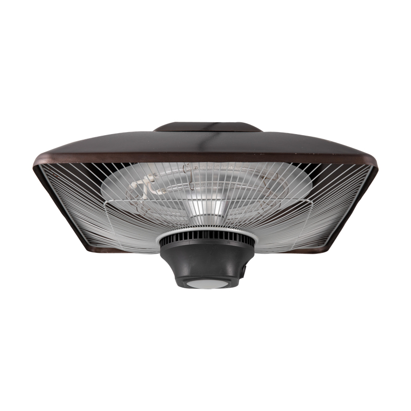 Do ceiling heaters have an energy-saving mode that automatically adjusts power based on demand?